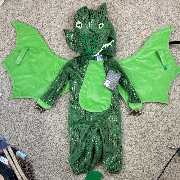 Pottery Barn Kids Green Dragon Costume - Picture 5 of 16